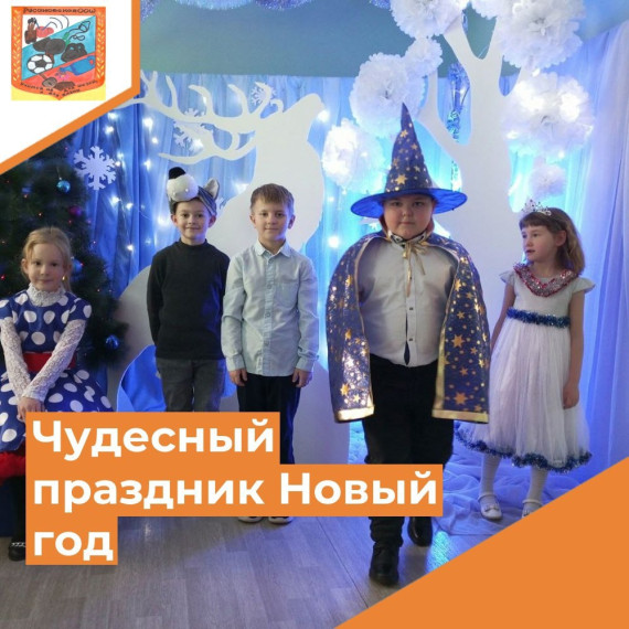 Чудесный праздник Новый год.